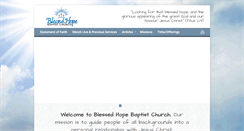 Desktop Screenshot of blessedhopebc.org